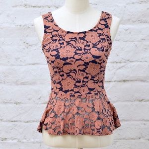 A’gaci peplum blouse